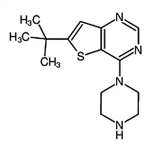 6-(叔丁基)-4-(哌嗪-1-基)噻吩并[3,2-d]嘧啶