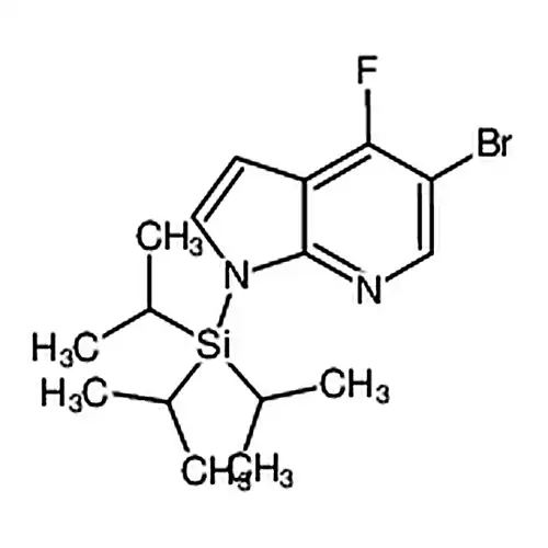 5-溴-4-氟-1-(三异丙基硅烷基)-1H-吡咯并[2，3-b]吡啶
