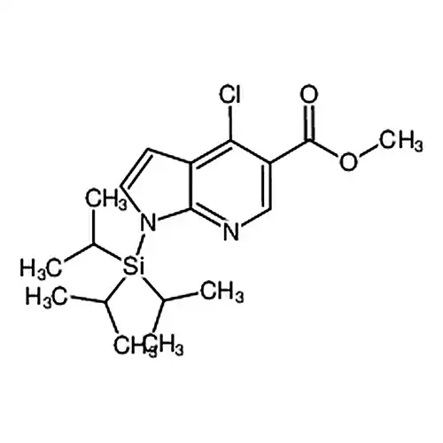 4-氯-1-[三(丙-2-基)甲硅烷基] -1H-吡咯并[2，3-b]吡啶-5-甲酸甲酯