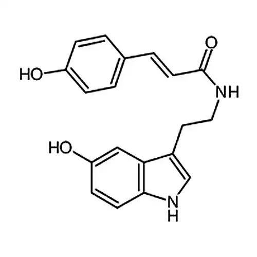 N-(2-(5-羟基-1H-吲哚-3-基)乙基)-3-(4-羟基苯基)丙烯酰胺