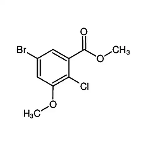 2-氯-3-甲氧基-5-溴苯甲酸甲酯