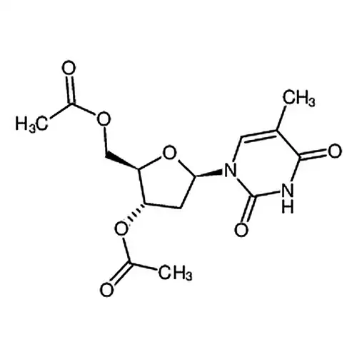((2R，3S，5R)-3-乙酰氧基-5-(5-甲基-2，4-二氧代-3，4-二氢嘧啶-1(2H)-基)四氢呋喃-2-基)甲基 乙酸酯