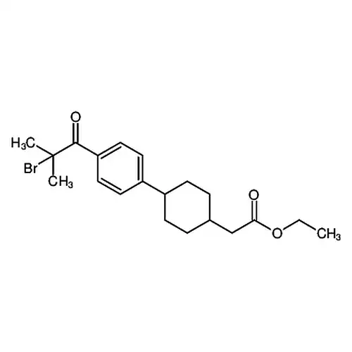 2-(4-(4-(2-溴-2-甲基丙酰基)苯基)环己基)乙酸乙酯