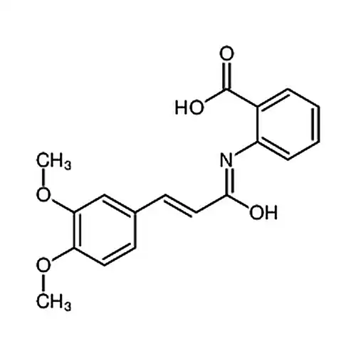 (E)-2-(3-(3,4-二甲氧基苯基)丙烯酰胺基)苯甲酸