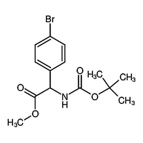2-(4-溴苯基)-2-叔丁氧羰基氨基乙酸甲酯