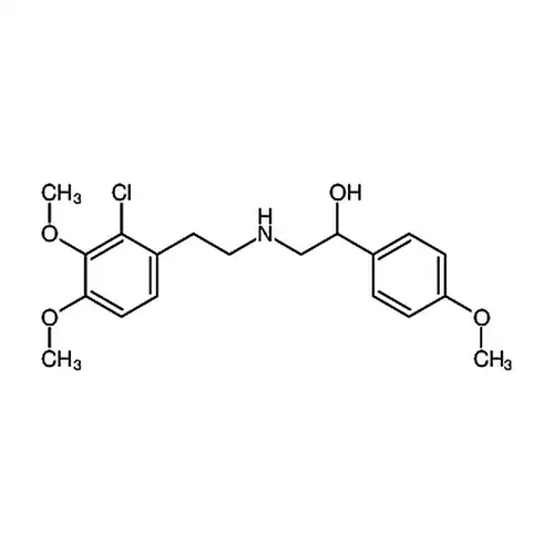 N-[2-羟基-2-(4-甲氧基苯基)乙基]-2-(2-氯-3，4-二甲氧基苯基)乙胺