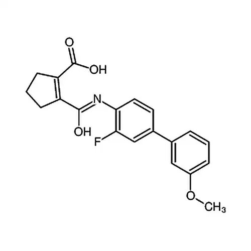 2-((3-氟-3'-甲氧基-[1,1'-联苯]-4-基)氨甲酰)环戊-1-烯羧酸