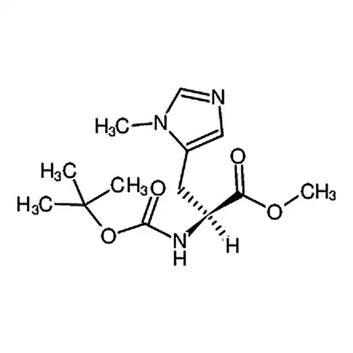 (S)-2-(Boc-氨基)-3-(1-甲基-5-咪唑基)丙酸甲酯