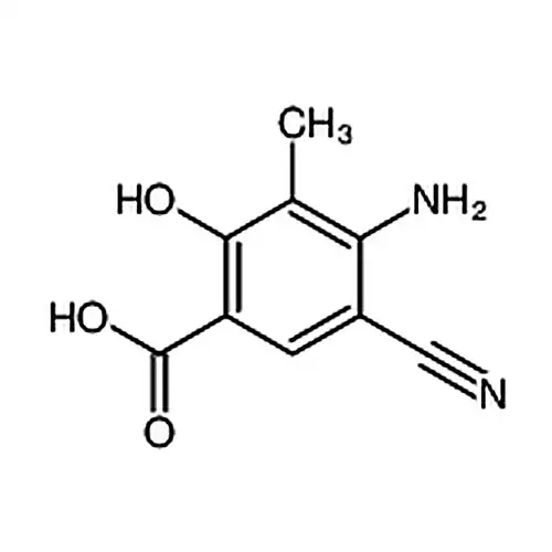 4-氨基-5-氰基-2-羟基-3-甲基苯甲酸
