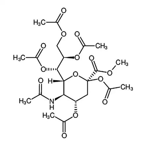 (1S,2R)-1-((2R,3R,4S)-3-乙酰氨基-4,6-二乙酰氧基-6-(甲氧基羰基)四氢-2H-吡喃-2-基)丙烷-1,2,3-三基 三乙酸酯