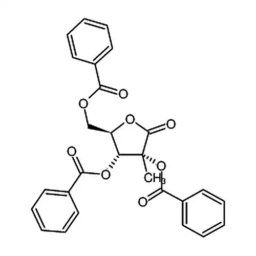 2， 3， 5-三苯甲酰氧基-2-C-甲基-D-核糖酸-1， 4-内酯