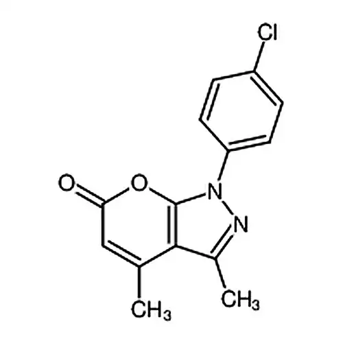 1-(4-Chlorophenyl)-3，4-dimethylpyrano[2，3-c]pyrazol-6(1H)-one