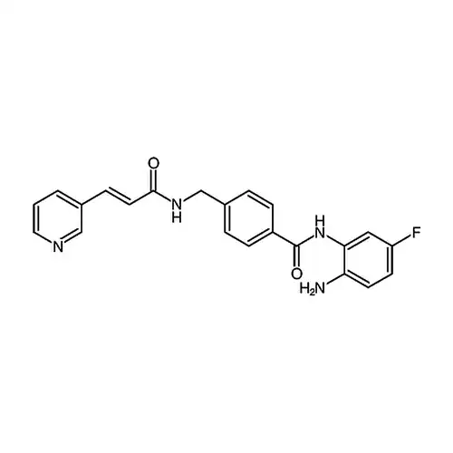 N-(2-氨基-5-氟苯基)-4-((3-(吡啶-3-基)丙烯酰氨基)甲基)苯甲酰胺