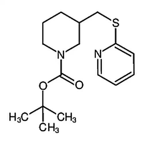 3-(吡啶-2-基硫基)甲基)哌啶-1-甲酸叔丁酯