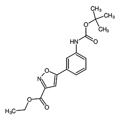 5-(3-Boc氨基)苯基异噁唑-3-羧酸甲酯