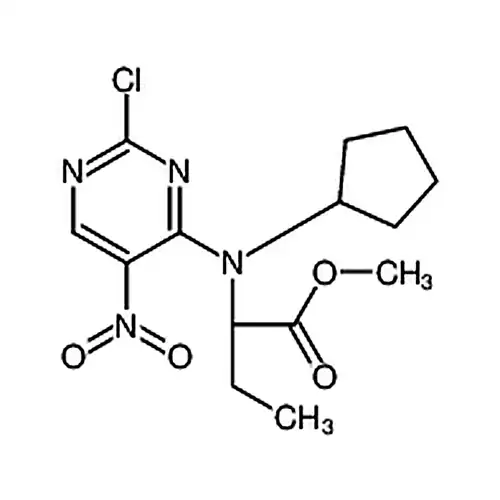 (2R)-2-[(2-氯-5-硝基-4-嘧啶基)环戊胺基]-丁酸甲酯