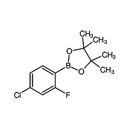 2-(4-氯-2-氟苯基)-4,4,5,5-四甲基-1,3,2-二氧硼杂环戊烷