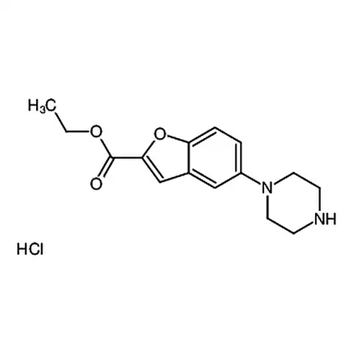 5-(1-哌嗪基)-2-苯并呋喃羧酸乙酯盐酸盐 （维拉佐酮中间体）