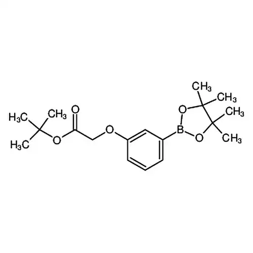 2-(3-(4，4，5，5-四甲基-1，3，2-二氧杂硼杂环戊烷-2-基)苯氧基)乙酸叔丁酯