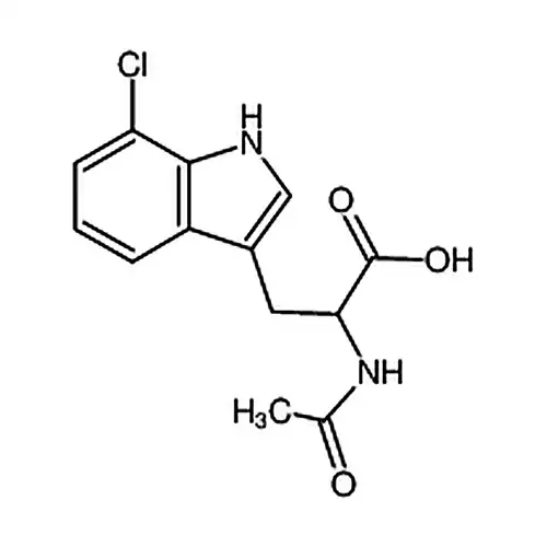 2-乙酰氨基-3-(7-氯-1H-吲哚-3-基)丙酸
