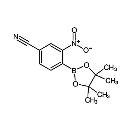 3-硝基-4-(4,4,5,5-四甲基-1,3,2-二氧硼杂环戊烷-2-基)苯甲腈