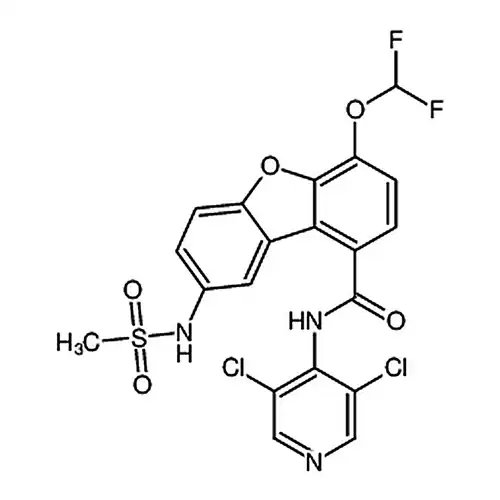 N-(3,5-二氯吡啶-4-基)-4-二氟甲氧基-8-[(甲磺酰基)氨基]二苯并[b,d]呋喃-1-甲酰胺