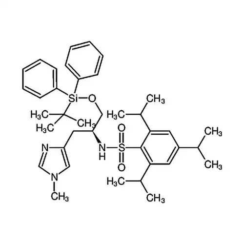 Nα-(2,4,6-三异丙苯基磺酰基)-O-(叔丁基二苯基甲硅基)-π-甲基-L-组氨醇