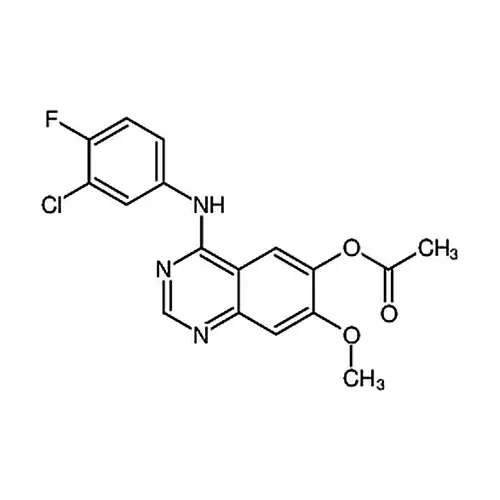 4-(3-氯-4-氟苯氨基)-7-甲氧基喹唑啉-6-醇乙酸酯