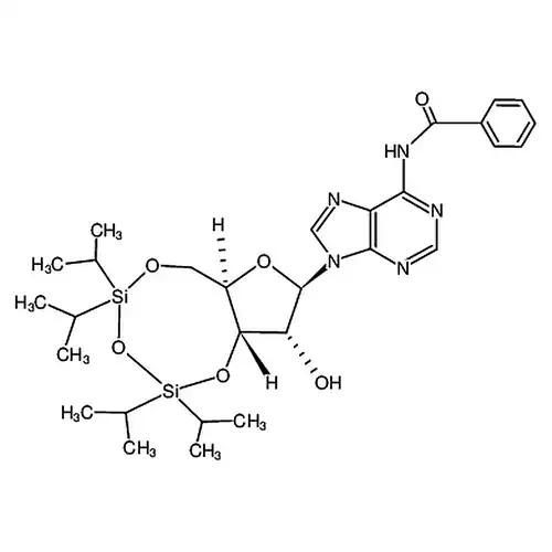 N-(9-((6aR,8R,9R,9aS)-9-羟基-2,2,4,4-四异丙基四氢-6H-呋喃并[3,2-f][1,3,5,2,4]三氧杂二硅杂环辛-8-基)-9H-嘌呤-6-基)苯甲酰胺