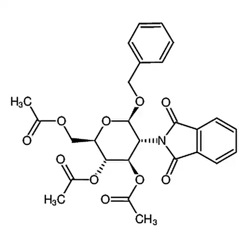 (2R,3S,4R,5R,6R)-2-(乙酰氧基甲基)-6-(苄氧基)-5-(1,3-二氧代异吲哚啉-2-基)四氢-2H-吡喃-3,4-二基 二乙酸酯
