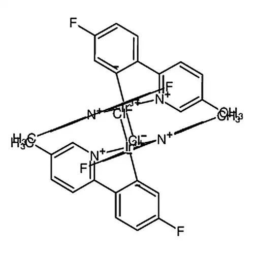 二-μ-氯噻吩[5-氟-2-(5-甲基-2-吡啶基-κN)苯基-κC]二铱