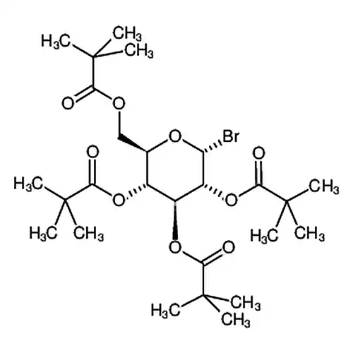2,3,4,6-O-四特戊酰基-ALPHA-D-溴代吡喃葡萄糖，依帕列净中间体