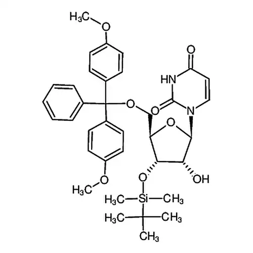 1-((2R,3R,4S,5R)-5-((双(4-甲氧基苯基)(苯基)甲氧基)甲基)-4-((叔丁基二甲基硅烷基)氧基)-3-羟基四氢呋喃-2-基)嘧啶-2,4(1H,3H)-二酮