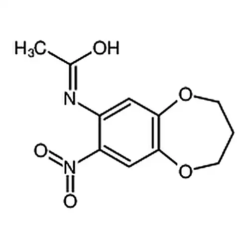 7-乙酰氨基-8-硝基-3，4-二氢-2H-1，5-苯并二氧杂卓