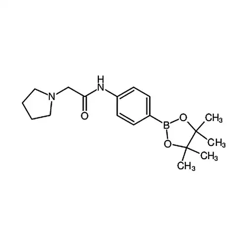 2-(吡咯烷-1-基)-N-(4-(4，4，5，5-四甲基-1，3，2-二噁硼戊环-2-基)苯基)乙酰胺