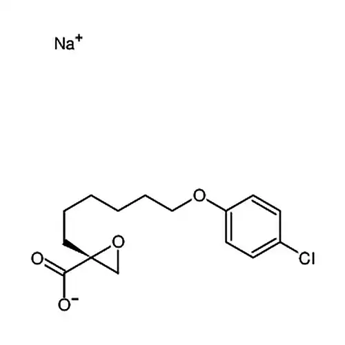 (2R)-2-[6-(4-氯苯氧基)己基]环氧乙烷甲酸钠