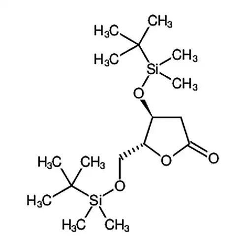 3，5-二-o-(叔丁基二甲基硅烷)-2-脱氧-d-核糖酸-1，4-内酯