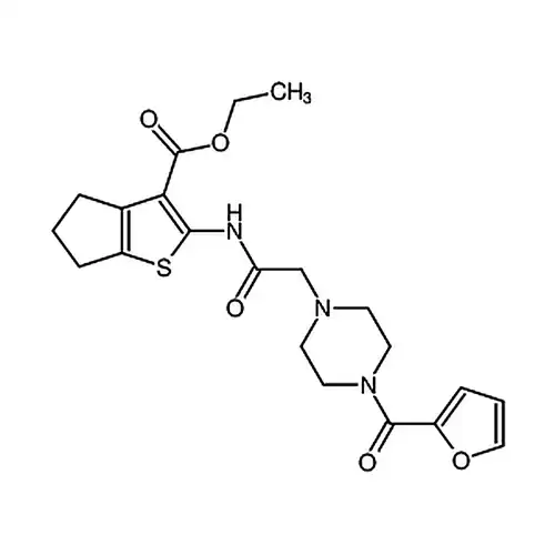 2-(2-(4-(呋喃-2-羰基)哌嗪-1-基)乙酰胺基)-5,6-二氢-4H-环戊[b]噻吩-3-羧酸乙酯