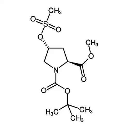 (2S,4R)-BOC-4-甲磺酰氧基脯氨酸甲酯