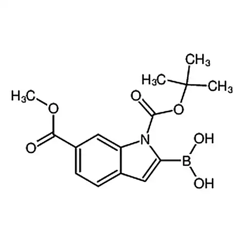2-硼-1H-吲哚-1,6-二羧酸-1-(1,1-二甲基乙基)6-甲酯