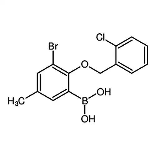 3-溴-2-(2'-氯苄氧基)-5-甲基苯基硼酸
