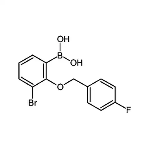 3-溴-2-(4′-氟苄氧基)-苯基硼酸