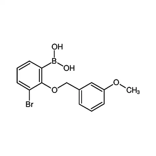 3-溴-2-(3'-甲氧基苄氧基)苯基硼酸