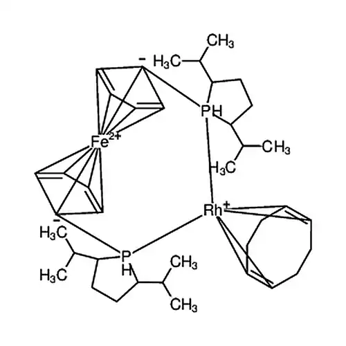 1,1-双((2R,5R)-2,5-二-异丙基磷杂环戊烷)二茂铁(环辛二烯)铑(I)