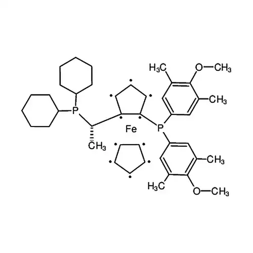 (S)-1-((Rp)-2-[双(4-甲氧基-3,5-二甲基苯基)膦]二茂铁基)乙基二环己基膦