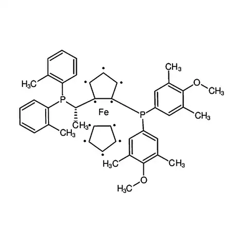 (S)-1-{(S)-2-[双(4-甲氧基-3,5-二甲基苯基)膦基]二茂铁基}-乙基双(2-甲基苯基)膦