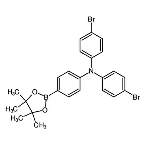 N,N-双(4-溴苯基)-4-(4,4,5,5-四甲基-1,3,2-二氧杂环戊硼烷-2-基)苯胺