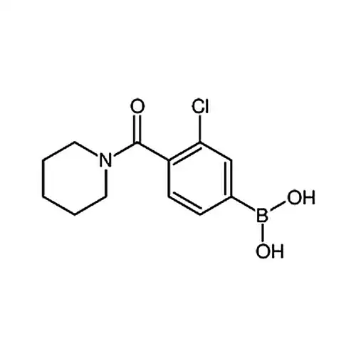 3-氯-4-(哌啶-1-羰基)苯基硼酸