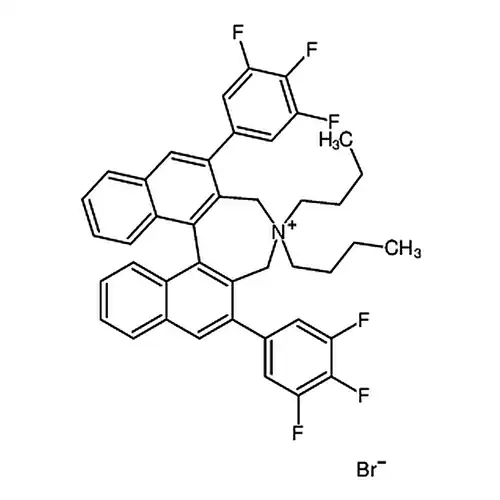 (11bS)-(+)-4，4-二丁基-4，5-二氢-2，6-双(3，4，5-三氟苯基)-3H-二萘[2，1-c:1′，2′-e]氮杂卓溴化物