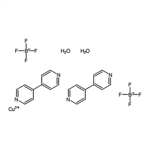 二水双(4,4'-联吡啶-κN1)铜 二(四氟硼酸盐)